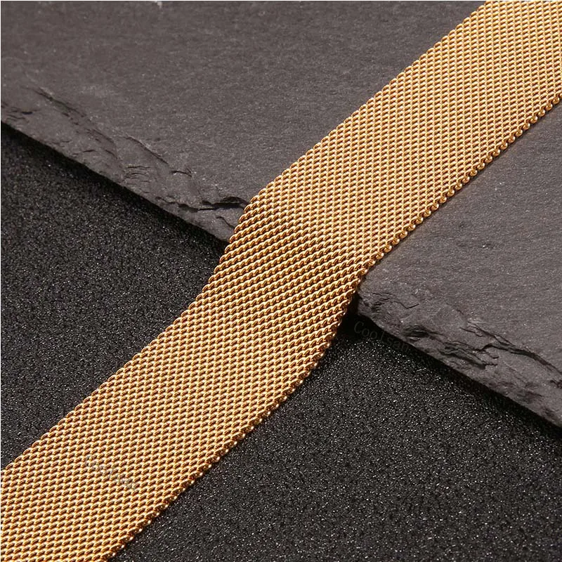 Миланская петля ремешок для apple watch band correa apple watch 4 band 44 мм iWatch 3 2 1 42 мм 38 мм 40 мм Миланский металлический браслет