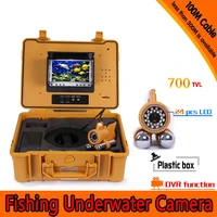 1 set100m cable 7 inch tft lcd color display hd 700tvl line underwater camera lens fishing dvr 24 white led waterproof