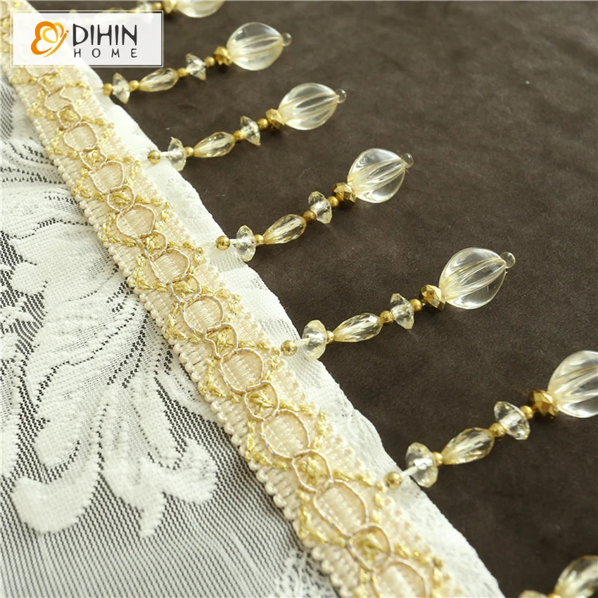 Роскошные занавески DIHIN HOME для гостиной из вуали спальни оконные (не входят в