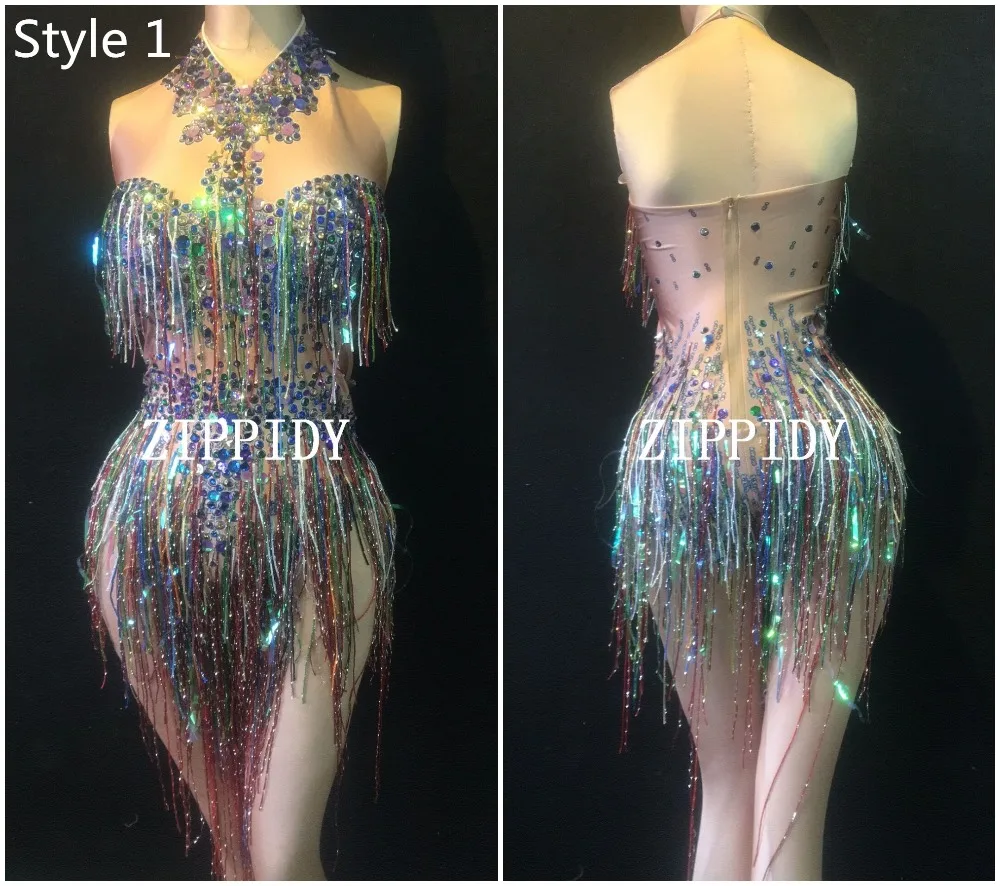 Боди Женский танцевальный сценический костюм для ночного клуба женский певец