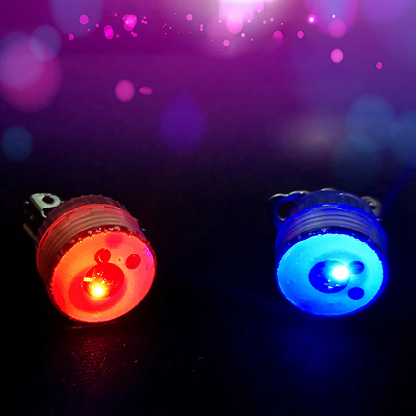 1 pair Flashing Blinking Earrings Charm LED Earring Light Up Ear Stud Jewelry Novelty Lighting for Dance Party | Лампы и освещение