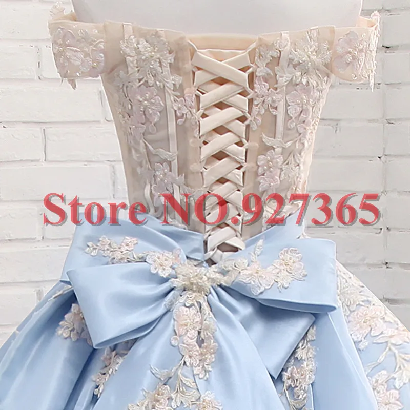 Vestido de festa светло-голубое атласное вечернее платье длинное со шлейфом De Soiree Vestidos
