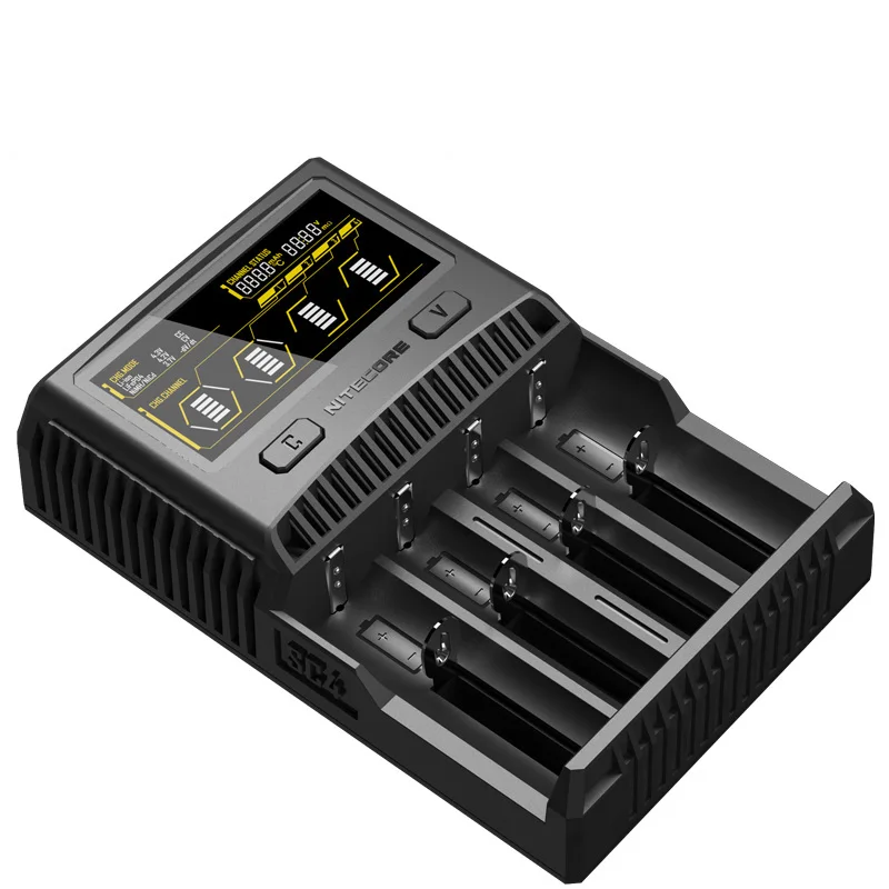 Оригинальное умное зарядное устройство NITECORE SC4 с быстрой зарядкой 4 слота 6 А