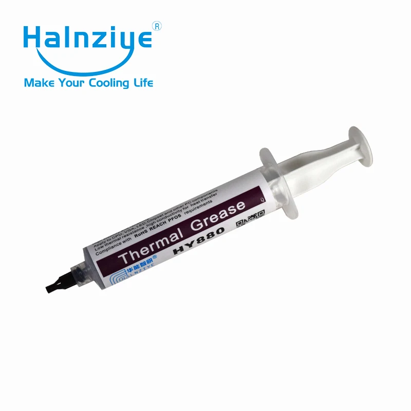 

Halnziye hot sell nano silicone thermal conductive paste thermal grease thermal compound with thermal conductivity 5.15W/m-K