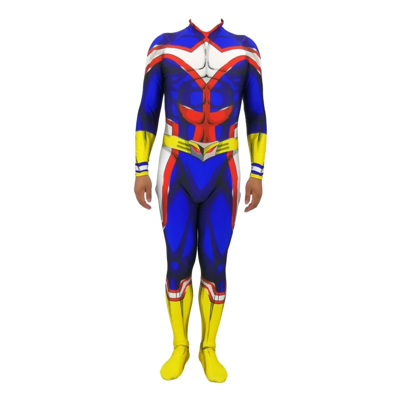Женский костюм для костюмированной вечеринки All Might My Hero academic Boku no боди из лайкры с