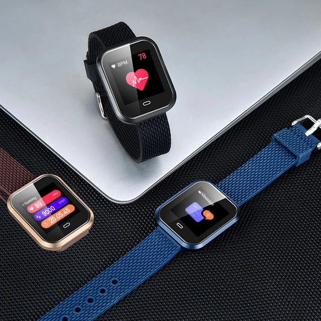 Q7S Новый SmartBand большой экран кровяное давление пульсометр умный спортивный