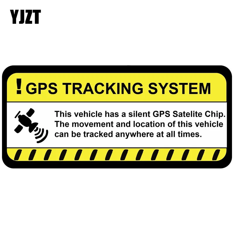 YJZT 14 см * 6 3 Φ система GPS слежения задняя часть автомобиля наклейка наклейка|car