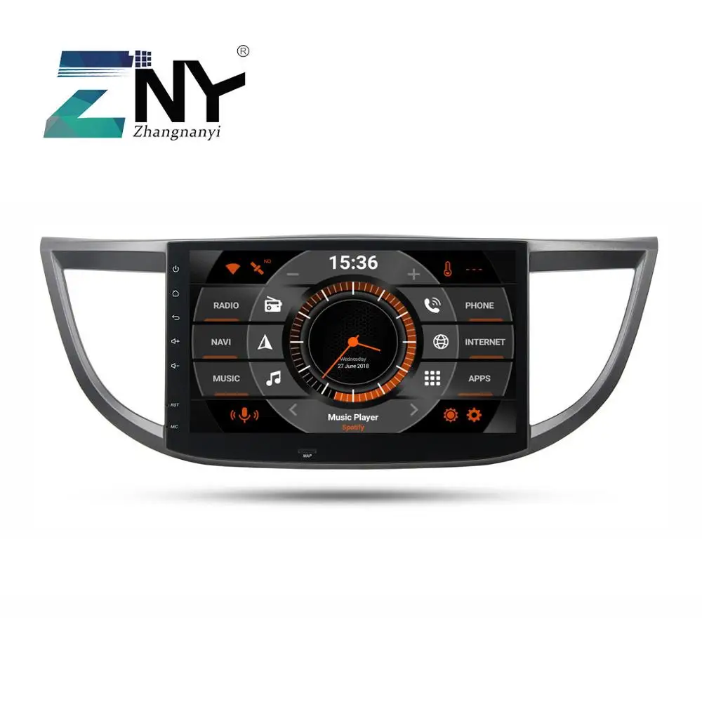10 1 &quotips в тире Один Din Android 9 0 автомобильный стерео gps для Honda CR V 2012 2013 2014 2015 радио FM