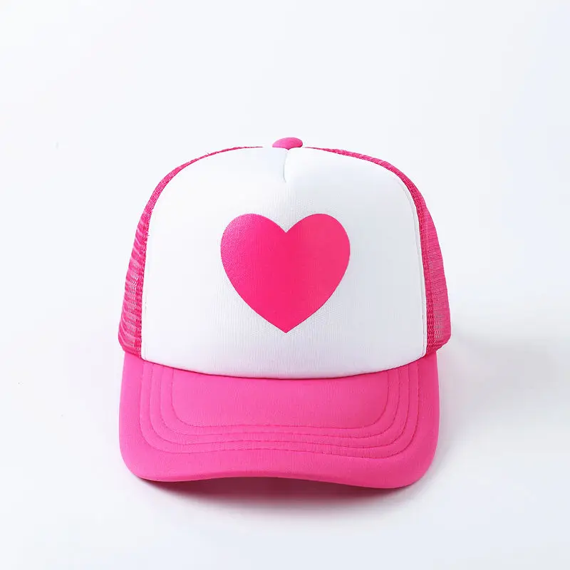 2021 fshion New Cute Pink Rose Gravity Falls Mabel Dipper Mesh Summer Trucker Caps Young Pink Girl Cool Net Mesh Hat Cap Summer