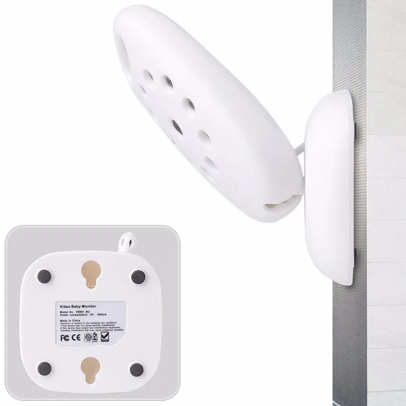 Babycam радионяня s vb601 Новинка 2,0 дюймов lcd колыбельные монитор температуры 2 способа разговора ИК ночного видения английское меню радионяня