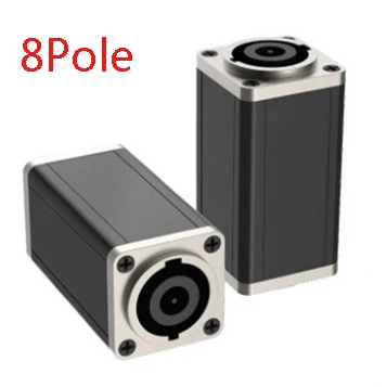 5 шт./лот 8Pin металлическая спикерная муфта гнездо к розетке адаптер расширитель