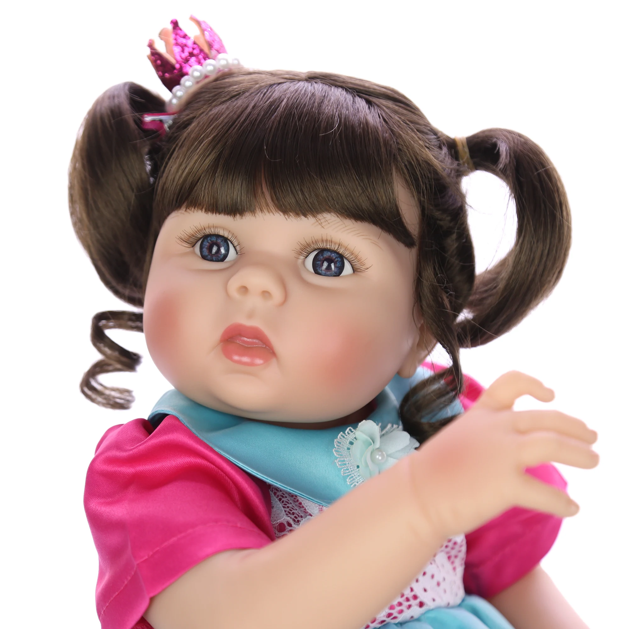 

KEIUMI New Arrival 23 Inch Fantasy Reborn Dolls For Girls All Silicone Boneca Vinyl Newborn Toddler Bebe Alive Kid Birthday Gift