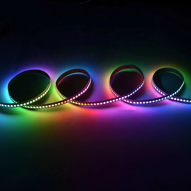 WS2815 12v светодиодные ленты RGB Светодиодные полосы индивидуально адресуемых Dual-сигнал ЖК-экрана Рубан ленты подсветка 30/60 светодиодов/m Водонепроницаемый