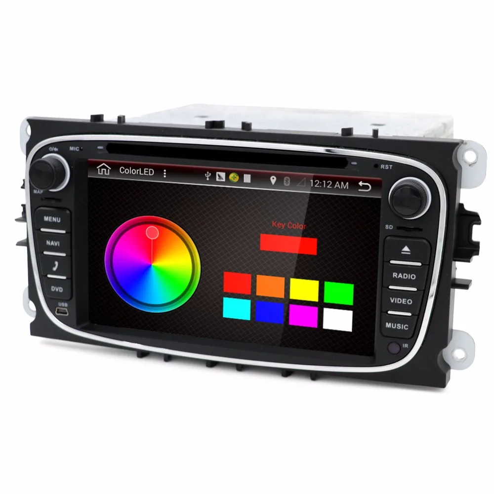 KLYDE 2 Din " Android 8,1 8 ядерный для FORD FOCUS MONDEO S-MAX подключения 2008-2011 Android 7,1 четырехъядерный автомобильный радиоприемник