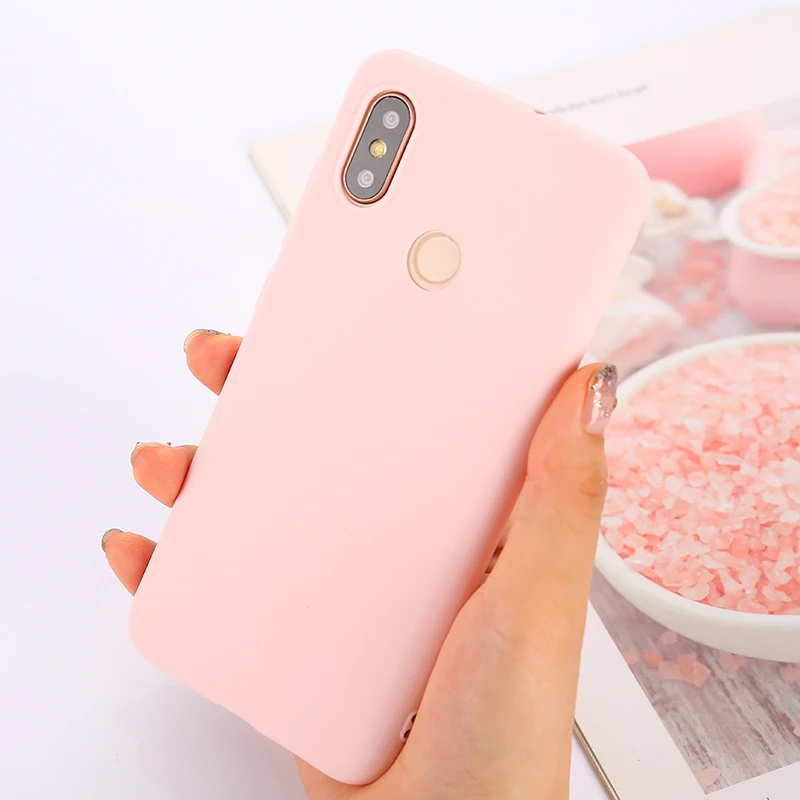 Ultra thin Candy Color Case for Xiaomi Redmi 6A S2 Note 5 5A Pro 4X 4A 6 Soft TPU Cover Mi 8 6X A2 A1 5X |