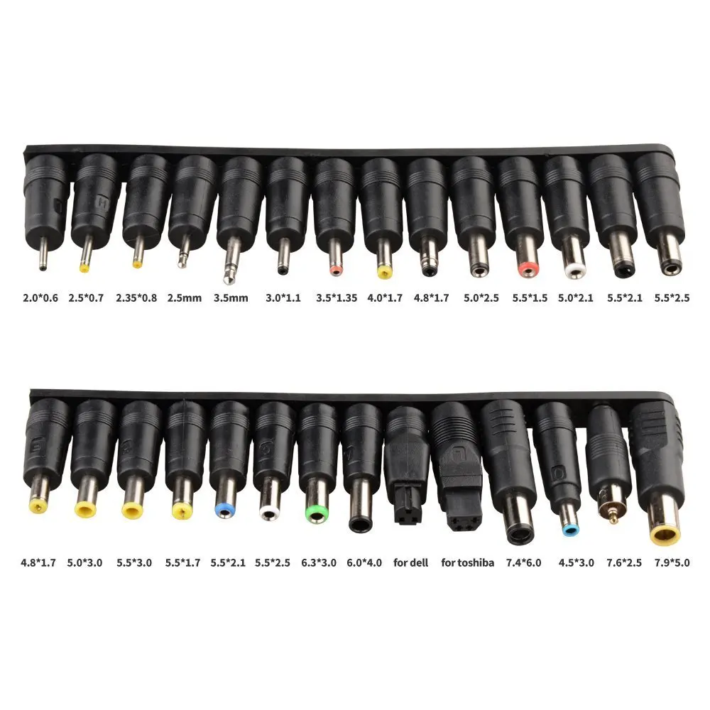 Высокое качество 28 в 1 компл. Новый универсальный DC Мощность 5 5x2 мм Джек до разъем