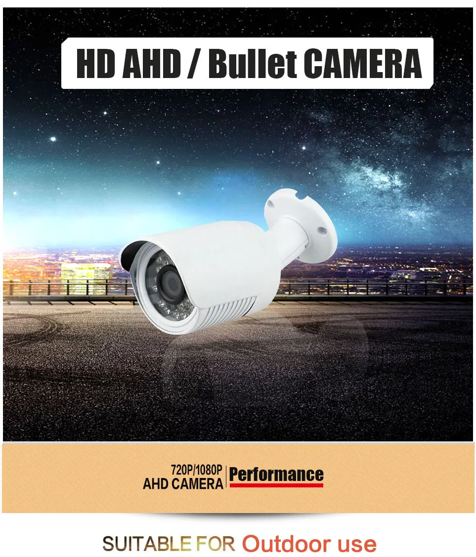 CCTV AHD камера 2000TVL 720 P ИК наблюдения наружная для безопасности IR CUT|surveillance outdoor