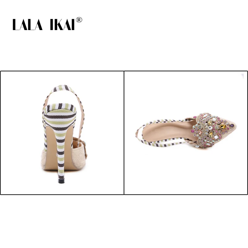 LALA IKAI/женские летние босоножки Удобные уличные сандалии с пряжкой на очень