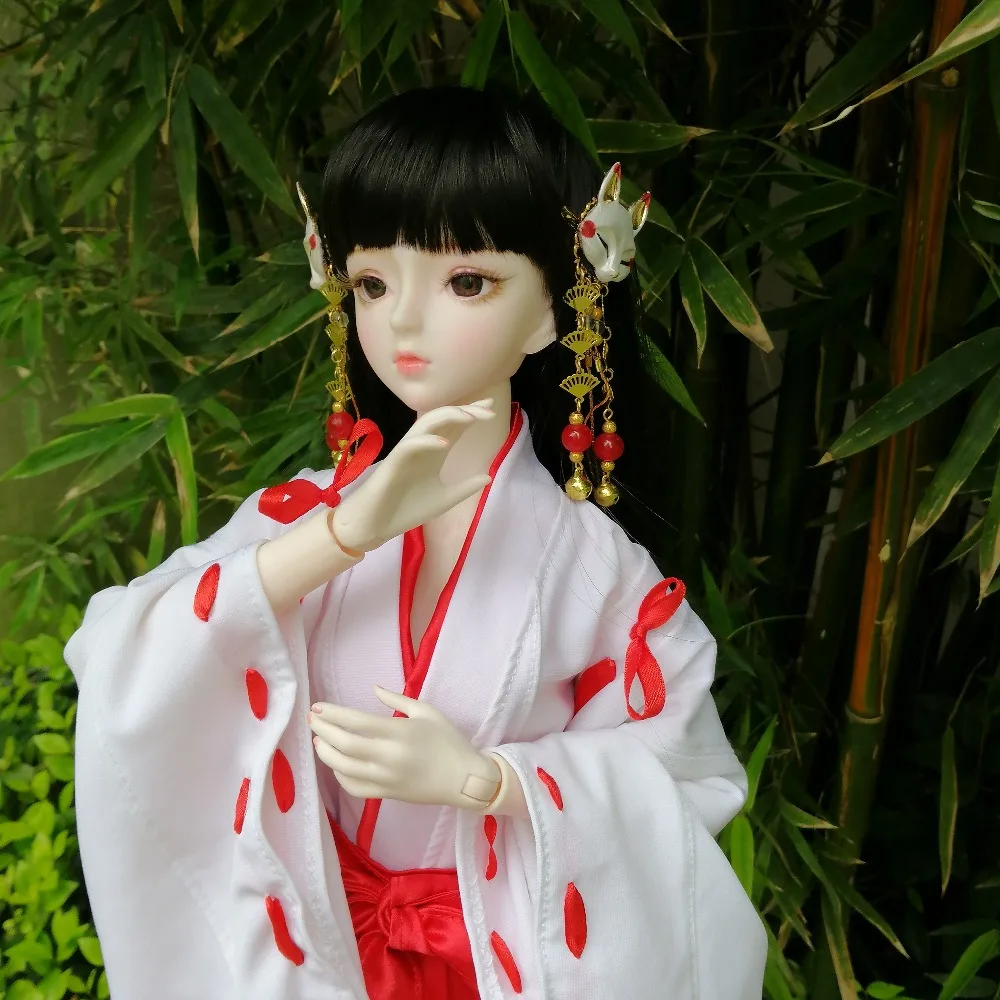 Шарнирная кукла EVA BJD 1/3 японские ведьмы 62 см кимоно шарнирные куклы с SD шариками