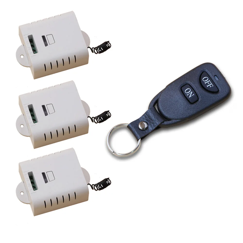 

Newest AC85V 110V 220V 250V Wireless Remote Control switch Relay Switch Receiver with Transmitter for Lamp/Light LED Remote
