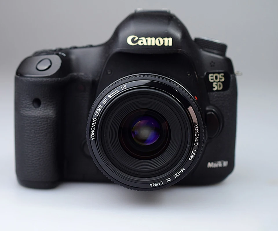 Объектив YONGNUO 35 мм YN35mm F2.0 AF/MF с фиксированным фокусом F1.8 для Canon Nikon F Крепление объектива D3200 D3400 D3100 D5300 для DLSR камеры