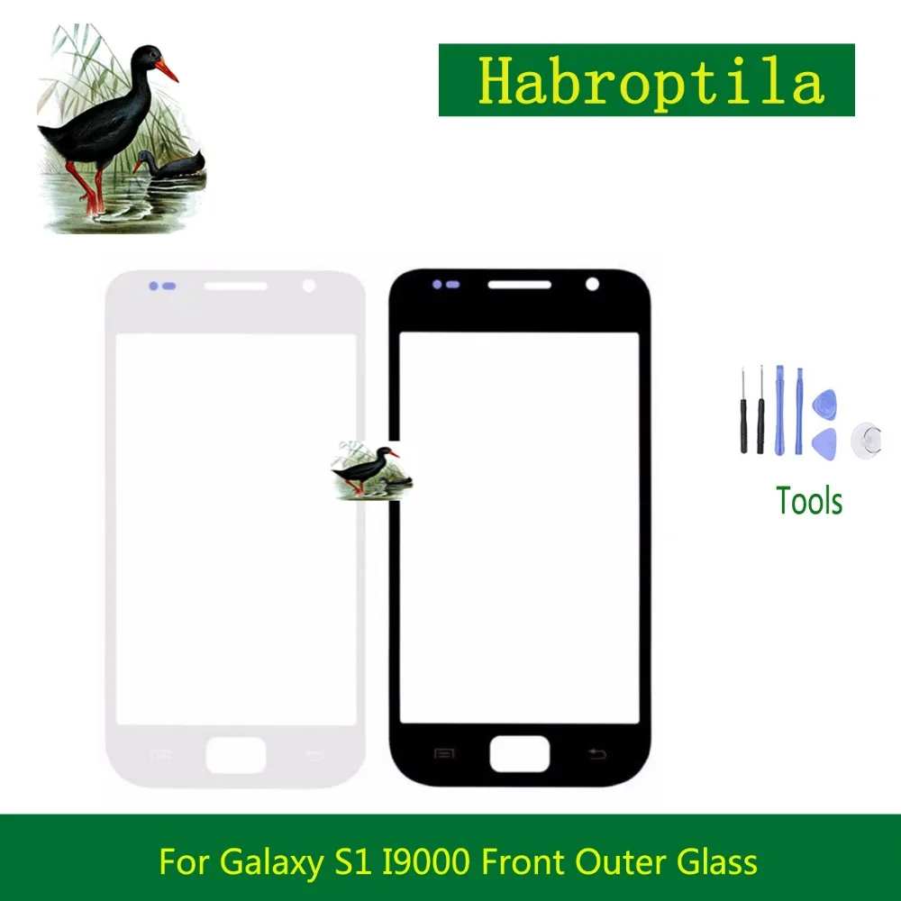 Для Samsung Galaxy S1 I9000 S2 I9100 I9105 Сенсорный экран Панель Передняя Внешний Стекло
