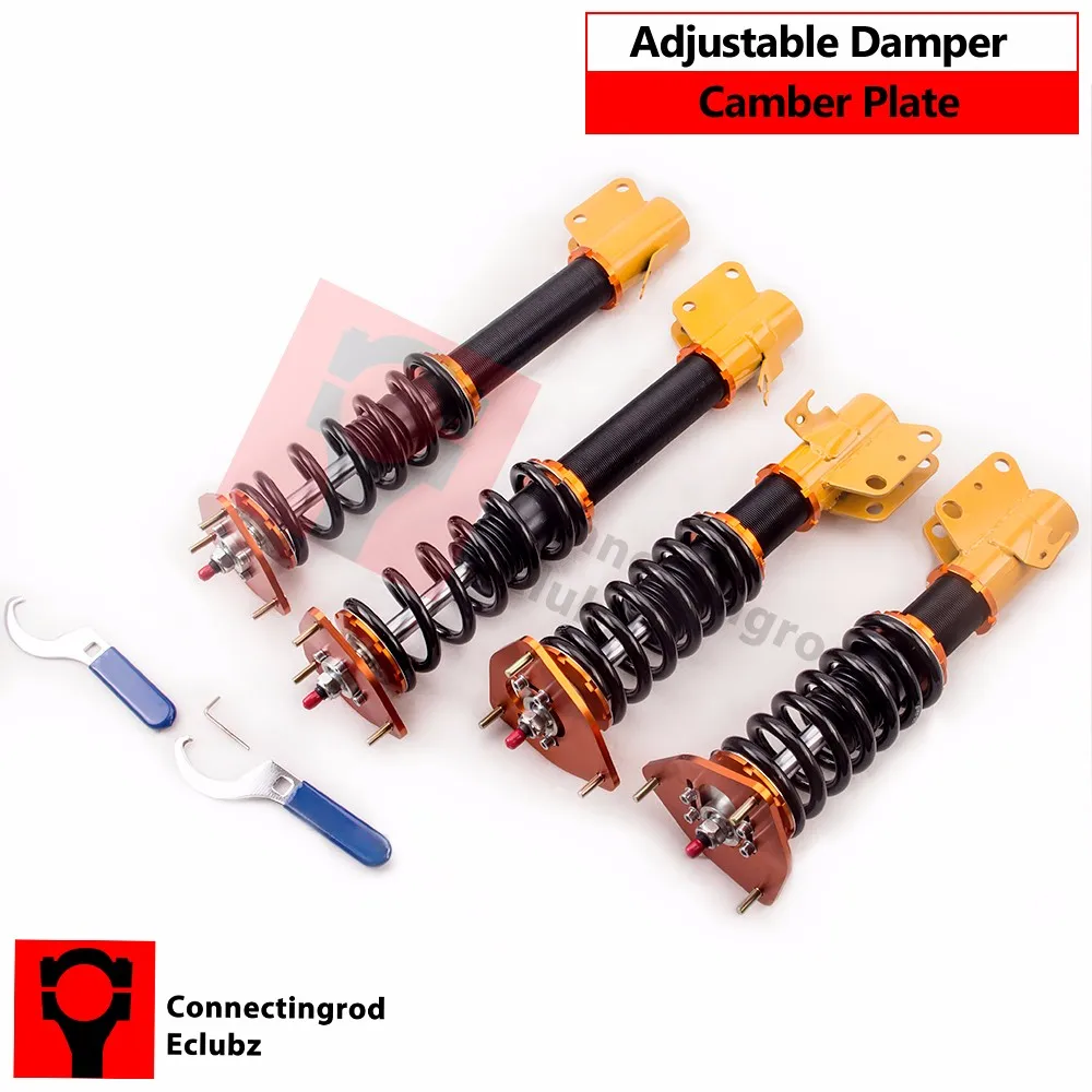 Adj подвеска пружины Strut койловеров Fit Subaru Impreza WRX STI GDF 05 06 07 увлажнения катушки