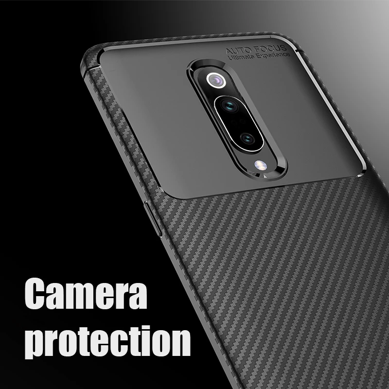 For Xiaomi Mix 3 Case for Mi8 lite Carbon Fiber texture Shockproof Soft TPU Back Cover Mi Max 6x Shell Redmi Note 6 | Мобильные