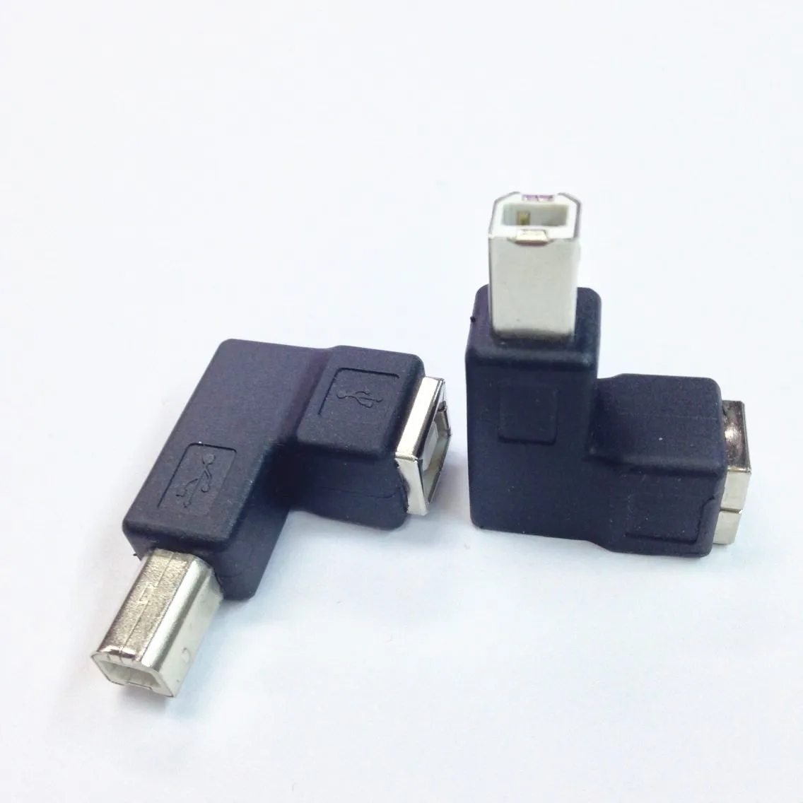 90 degreedeg угол изгиба USB B революция в женский принтер адаптер 2 0 BM для BF |