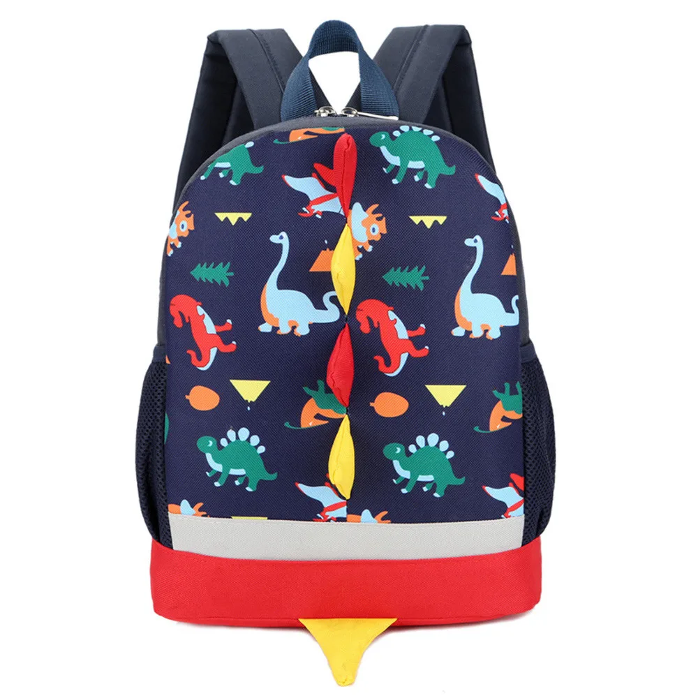 

Cute School Backpack Anti-lost Kids Bag Cartoon Animal Dinosaur Children Backpacks for Kindergarten boys girls School Bags#40