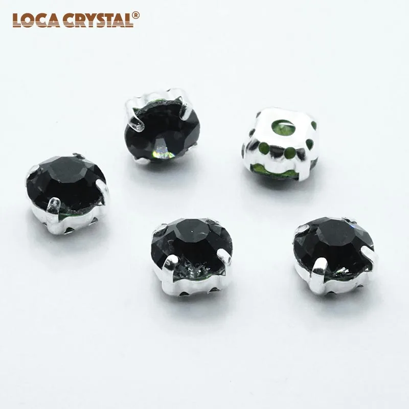 Черный Алмаз стекло заколка для волос горный хрусталь с золотой/серебряный