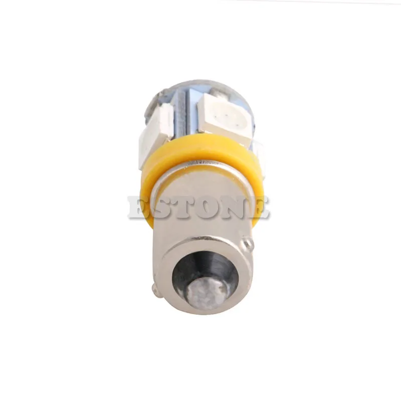 Желтые супер яркие T11 BA9S 5050 SMD 5 СВЕТОДИОДНЫЙ Автомобильный светильник лампы 12V