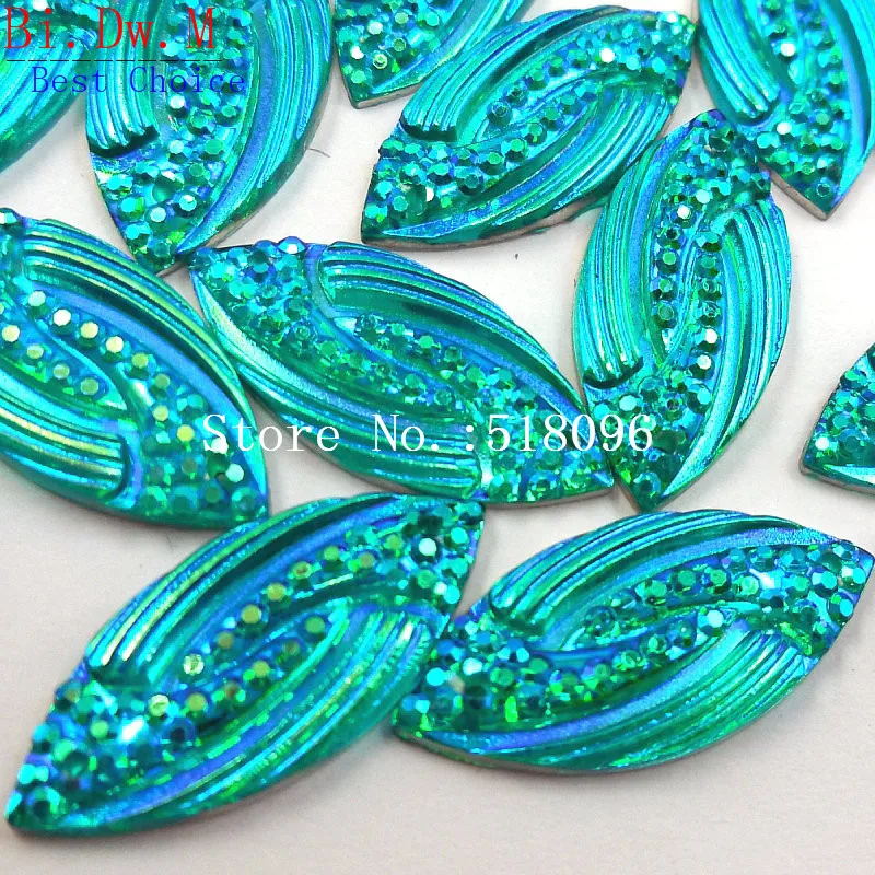 Хороший продавец новинка стразы из полимерной смолы 10x24 мм искусственные камни и