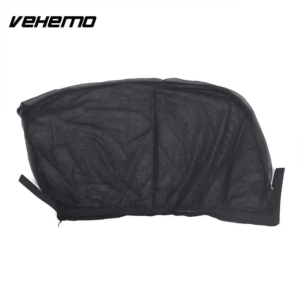 Vehemo 2 шт. авто боковое заднее окно солнцезащитный козырек Солнцезащитный козырек сетчатый автомобильный оконный козырек Солнцезащитный козырек Автомобильная занавеска УФ-защита