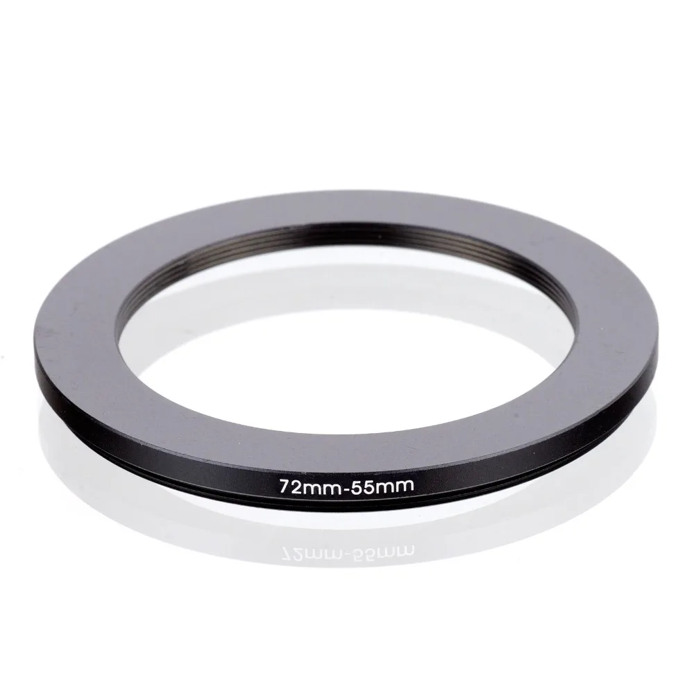 

RISE(UK) 72mm-55mm 72-55mm 72 to 55 Step down Ring Filter Adapter black