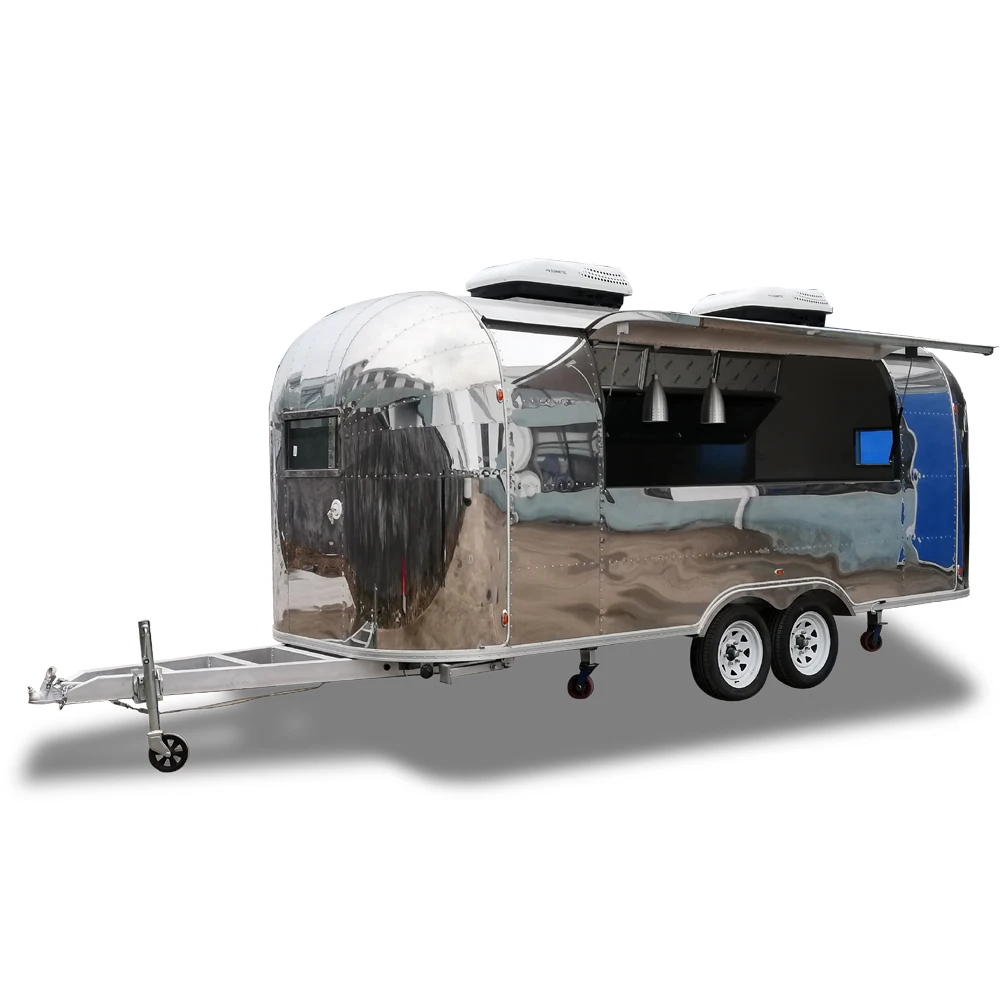 UKUNG Мобильная тележка из нержавеющей стали для продажи еды airstream - Цена: 1 349 249,40 руб.
