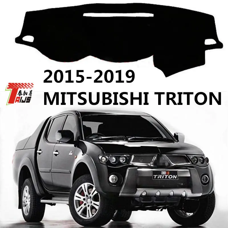 Защитная крышка TAIJS для автомобильной приборной панели Mitsubishi Triton 2015 2019 коврик