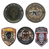 patriotic banner 3d embroidered armband military warrior special warrior gas badge army fan clothing backpack hat patch