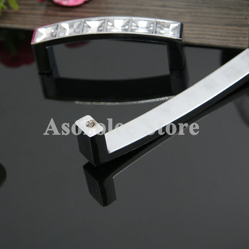 Современные дверные ручки с кристаллами и бриллиантами выдвижные для шкафа