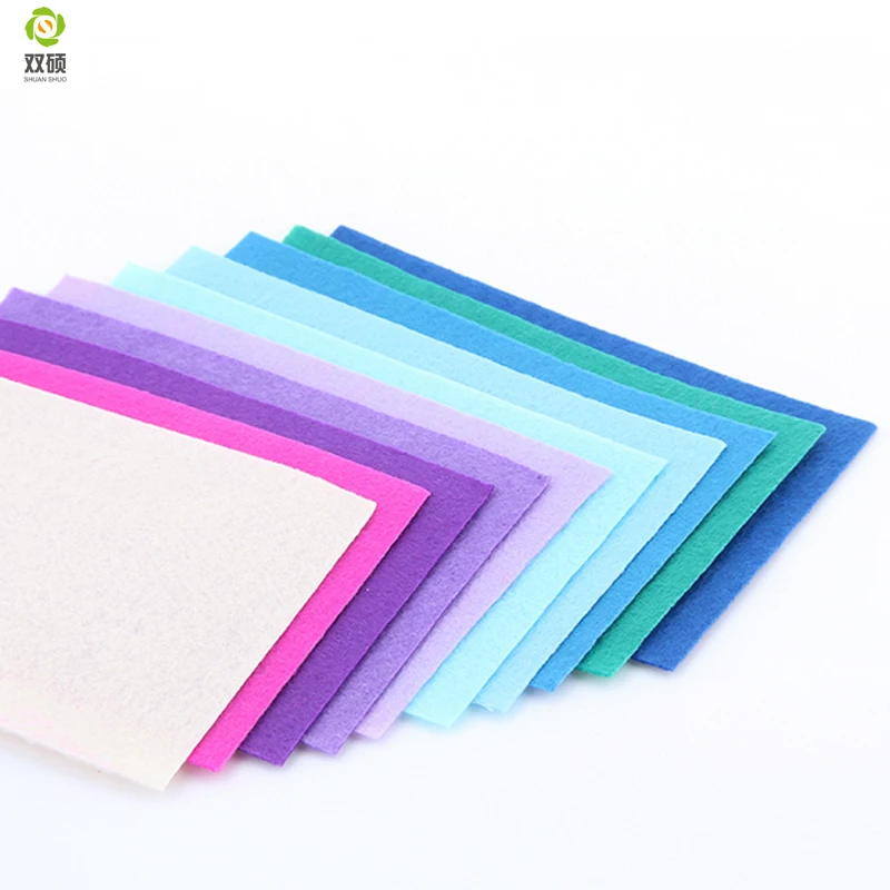 40 шт./компл. полиэфирная Нетканая войлочная ткань толщина 1 мм материал для шитья