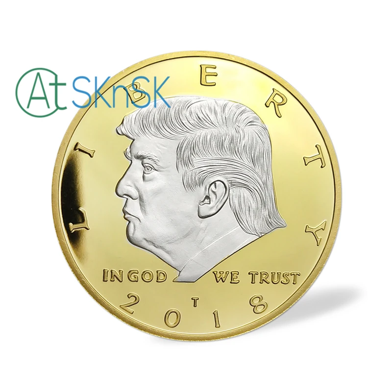 1/3/5/10 шт. монета Дональда Трампа Liberty In God 45 й президент США коллекция