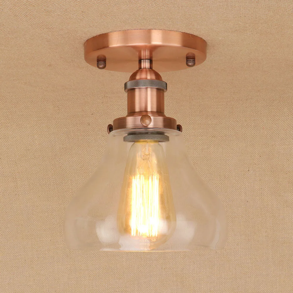 Американские винтажные потолочные светильники DOXA железная потолочная лампа для