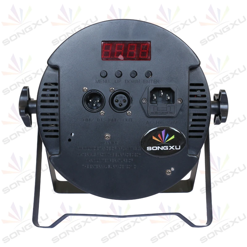 12 шт. в партии 18X10 Вт DMX 512 RGBW 4в1 Par cans Led плоский DJ свет свадебный свет/SX-PL1810A | Лампы и