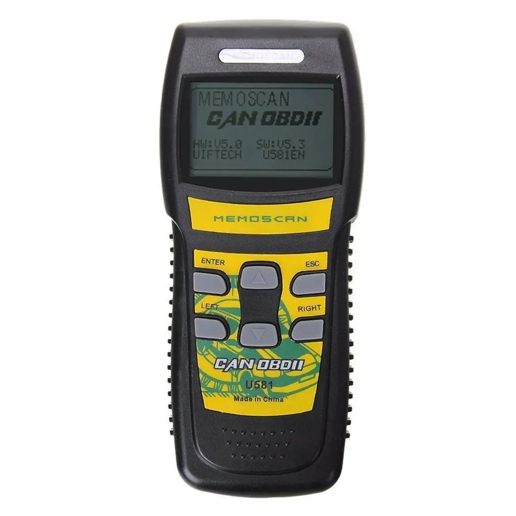 U581 OBD2 OBDII автомобильный двигатель диагностический сканер кодов неисправностей CAN