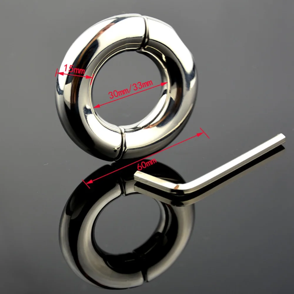 Нержавеющая сталь кольцо для пениса мяч Растяжка задержки прочный металлический