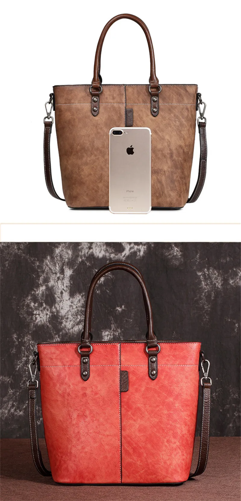 PNDME designer retro handmade genuine leather ladies handbag casual simple daily cowhide women's party shoulder messenger bags