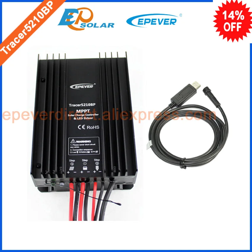 EPsolar EPEVER Tracer5210BP + USB кабель для подключения ПК программного обеспечения панели