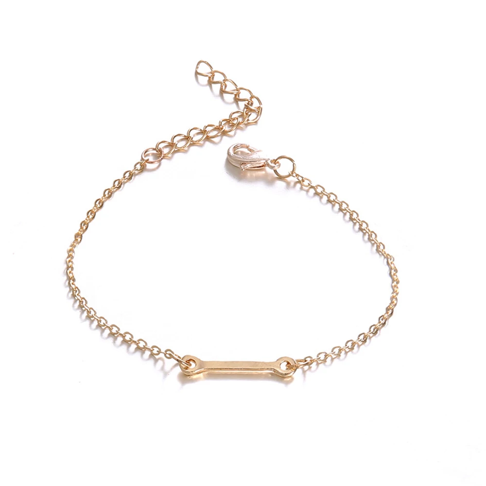 

Adjustable 3pcs/set Minimalism Modern Double Knot Gold Women Bracelet Bangle Multilayer for Watch Women Jewelry Accessories