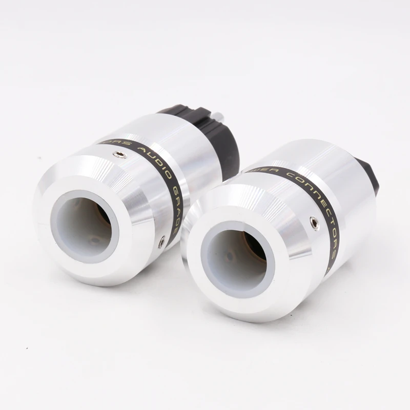OEM X1pair Hifi аудио латунь родиевое покрытие силовой кабель удлинитель евро