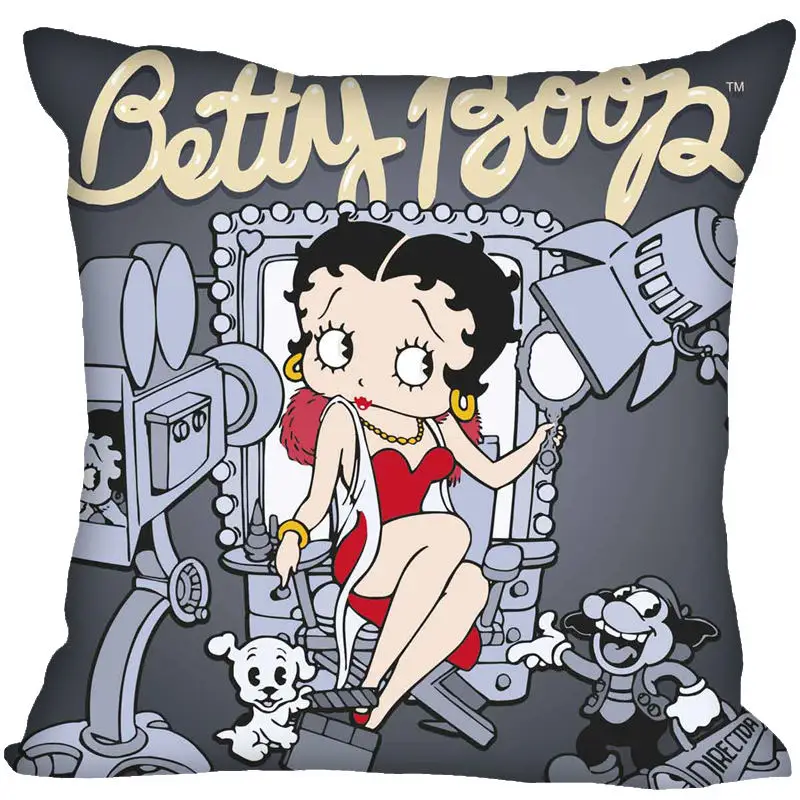 Специальное предложение Betty Boop мультфильм прочная наволочка квадратной формы